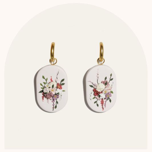 Pink Bouquet | Oval