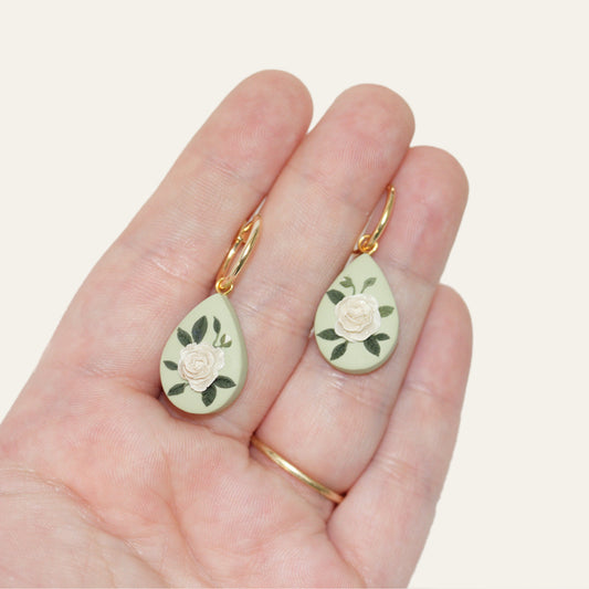 Peony + Sage Earrings