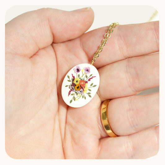 Bouquet Necklace | Bright Spring