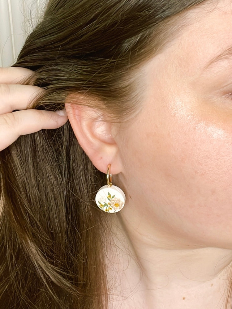 Hoop + Bead Garden Earrings | Spring Series