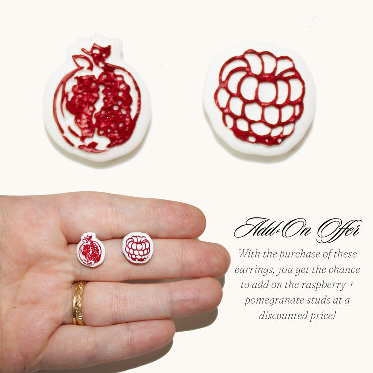 Strawberry Field Earrings | June 2024