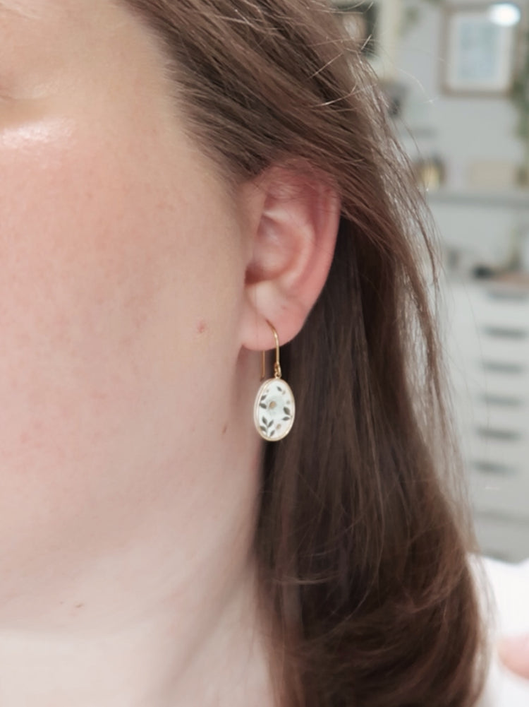 Mini Floral Pattern Earrings | June 2024