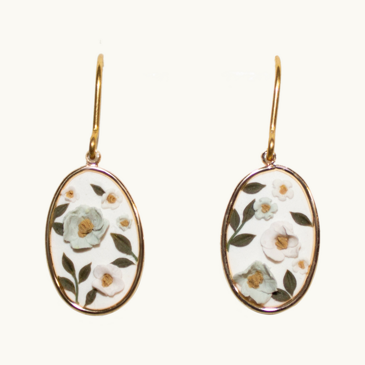 Mini Floral Pattern Earrings | June 2024