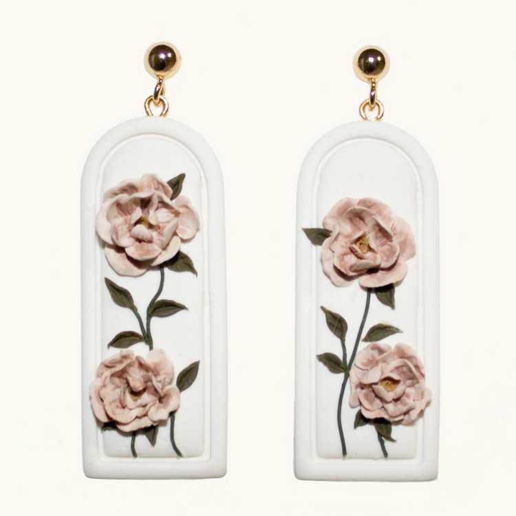 Peony Garden Earrings | June 2024