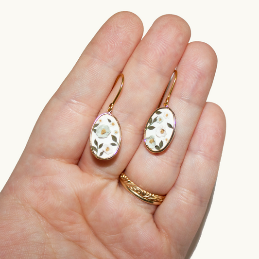Mini Floral Pattern Earrings | June 2024