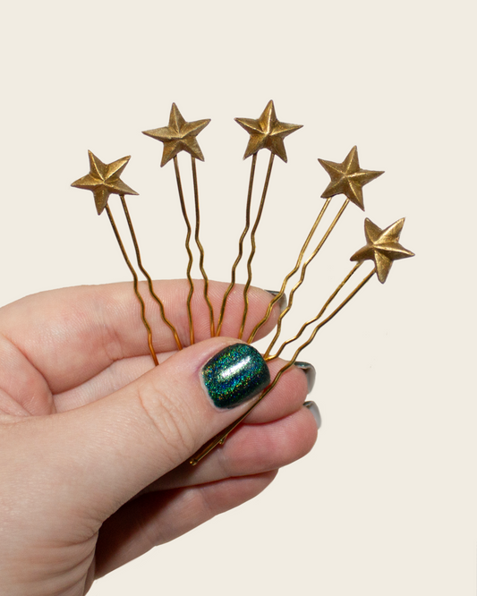 Shooting Star Hair Pins