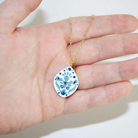 Blue Willow Necklace