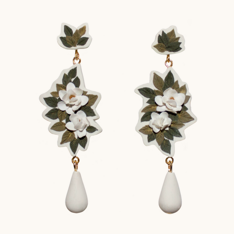 Re-Imagined Magnolia Earrings