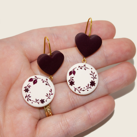 No. 7 | Valentine Wreath Earrings