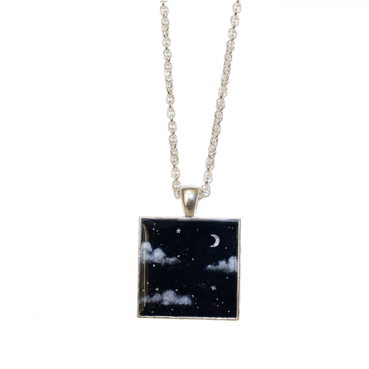 No. 22 | Silver Night Sky Necklace