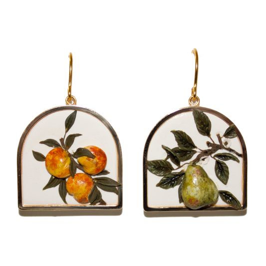 28 | Peaches + Pears Earrings