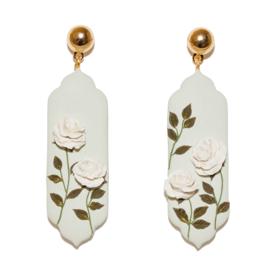 25 | Sage Rose Garden Earrings