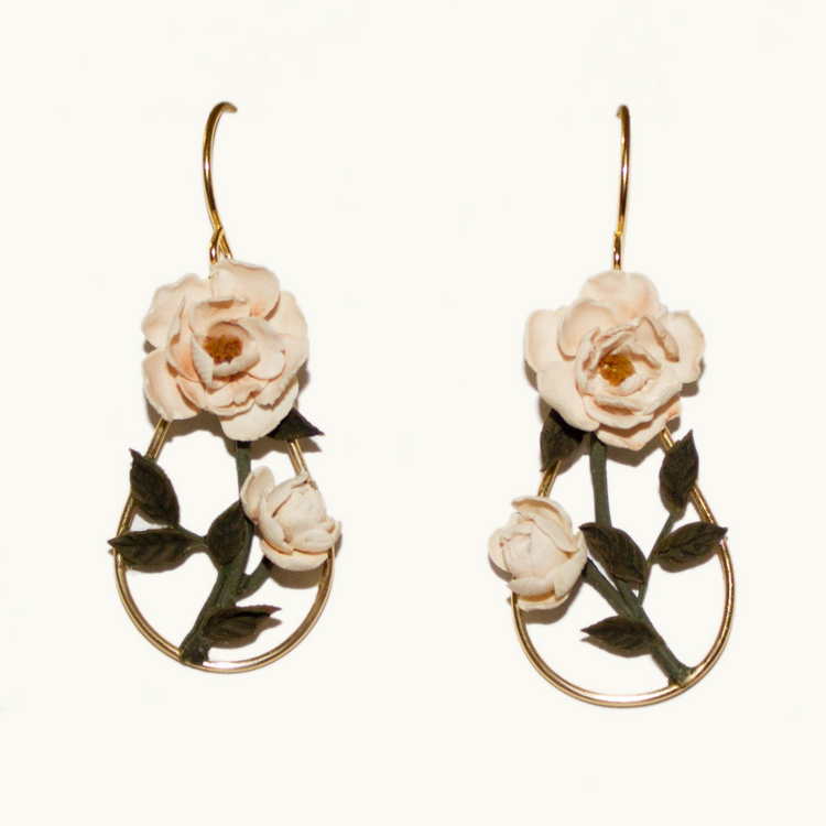 Peony Earrings | July Mini-Drop