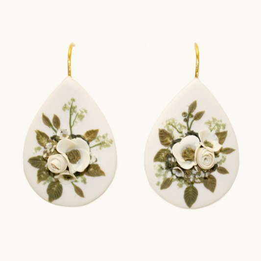 Gardenia Bouquet Earrings