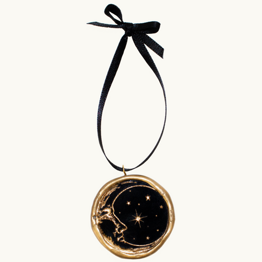 Gilded Moon Ornament