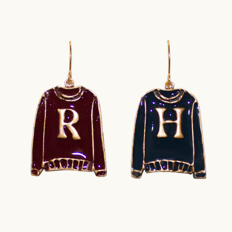 HP Christmas Sweater Earrings