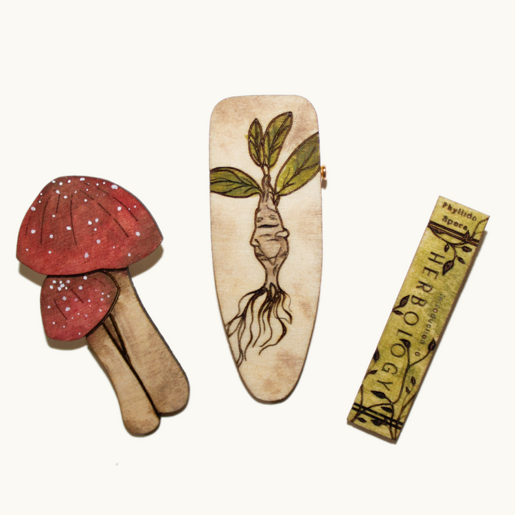 HP Herbology Hair Clip Set