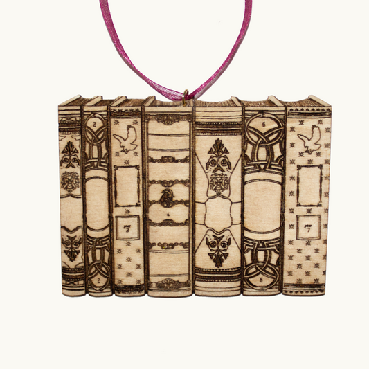 HP Book Spines Ornament