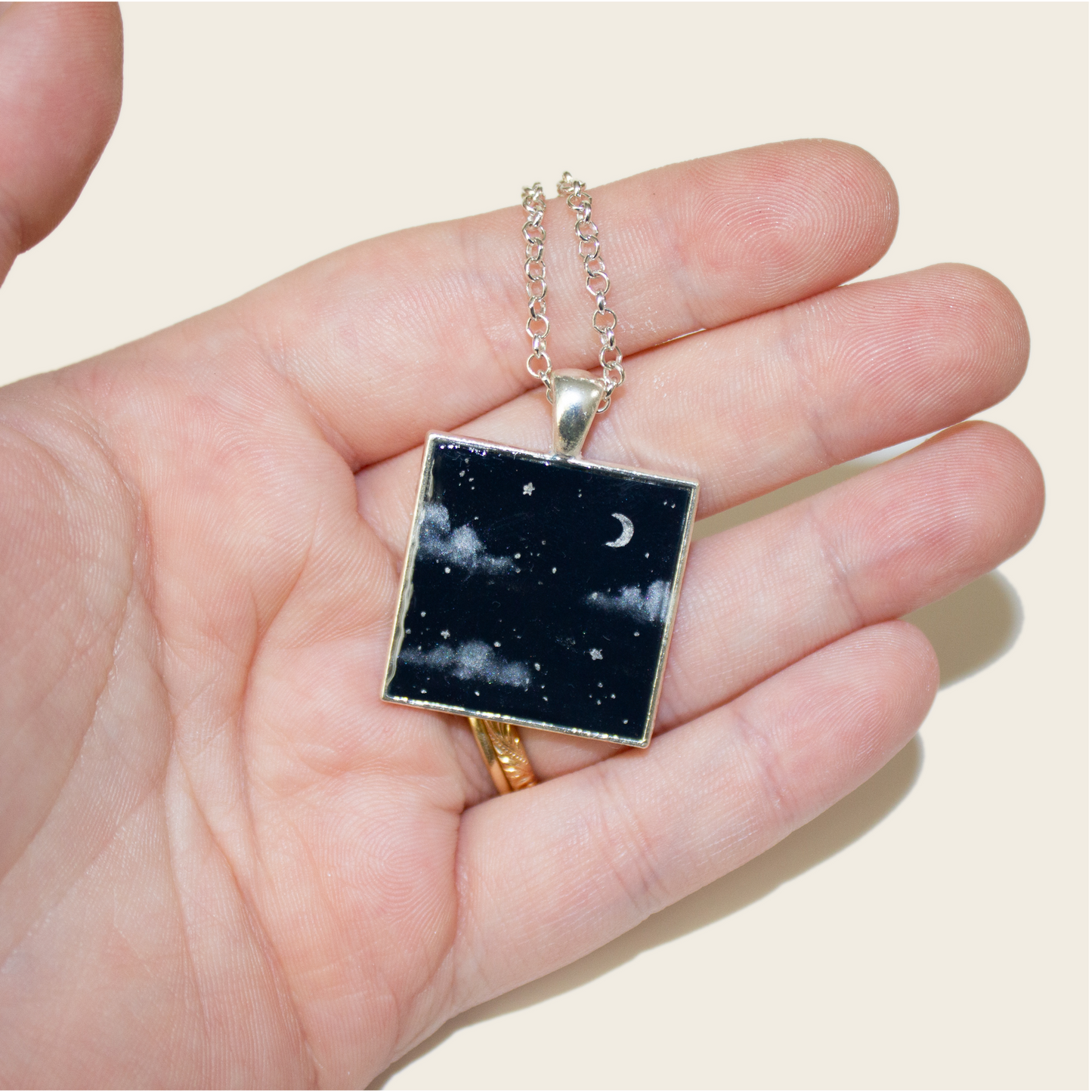 No. 22 | Silver Night Sky Necklace