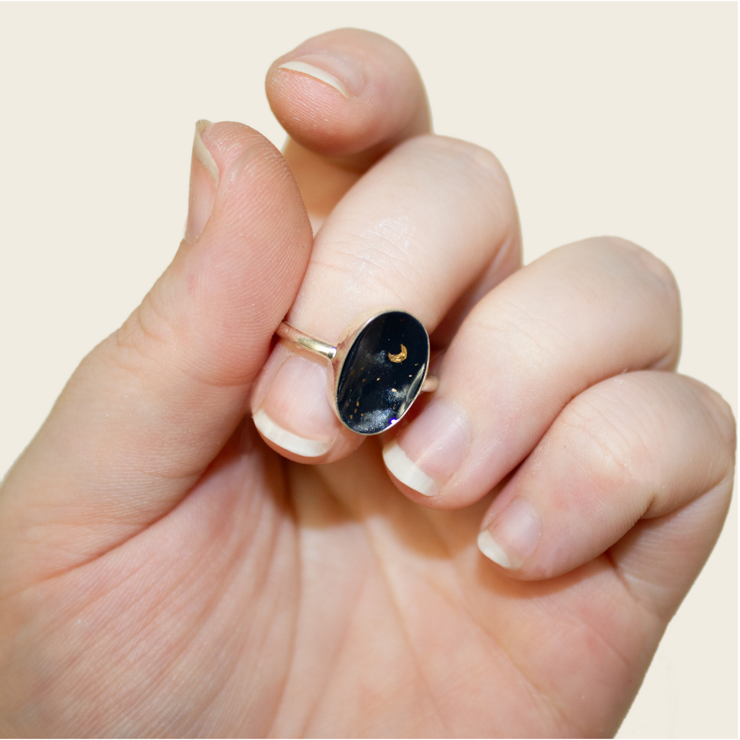 No. 23 | Silver Night Sky Ring