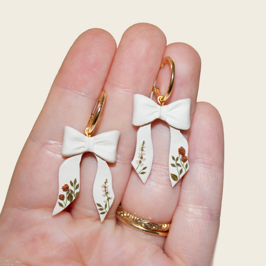 05 | Floral Bow Earrings