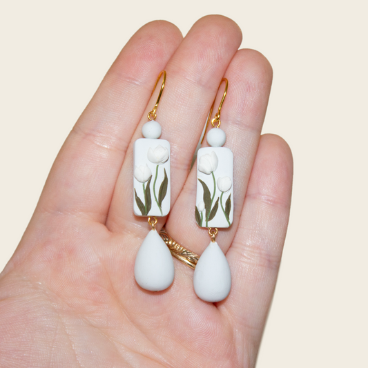 23 | Beaded Tulip Earrings