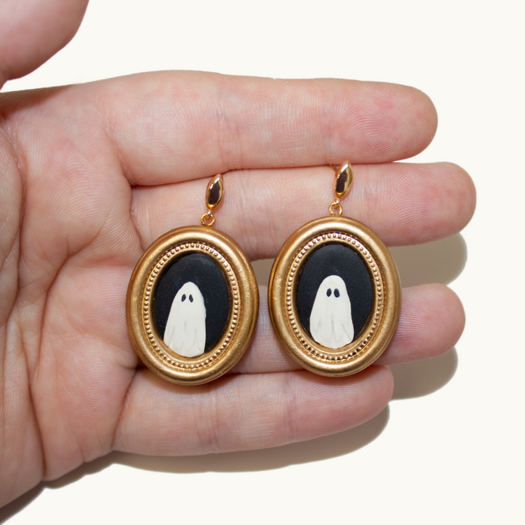 Spooky Portrait Earrings