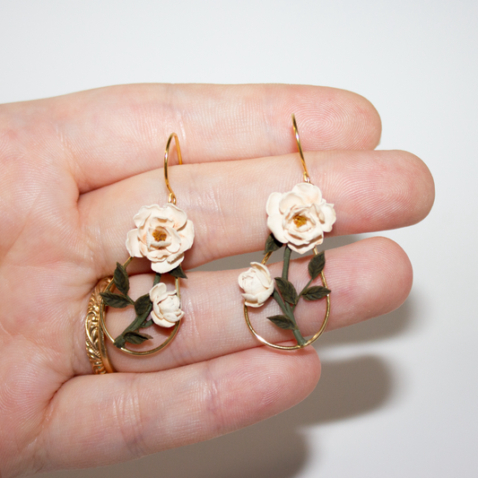 Peony Earrings | July Mini-Drop