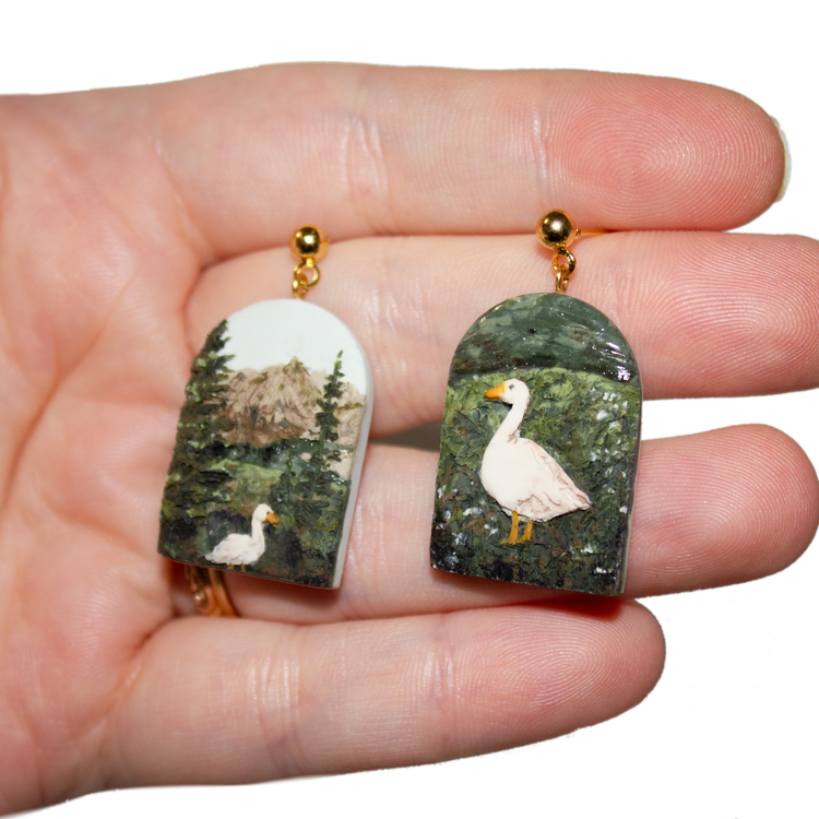 A Ducks Journey | Hand Sculpted Earrings