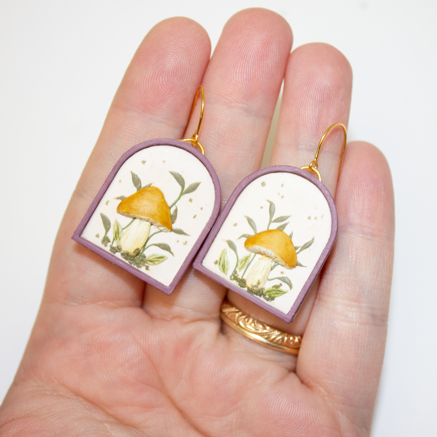 Berry Mushroom Earrings