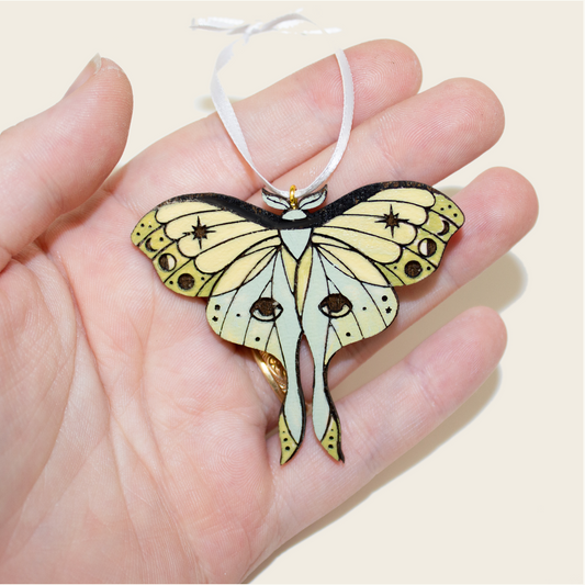 Painted Moth Ornament