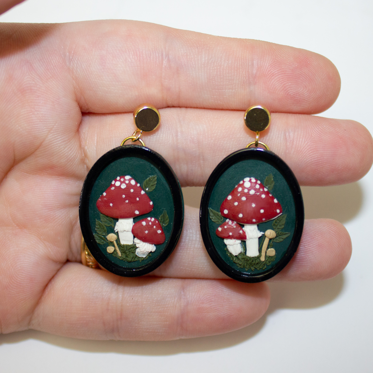 Mushroom Forest Earrings