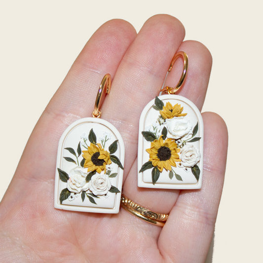 14 | Sunflower Bouquet Earrings