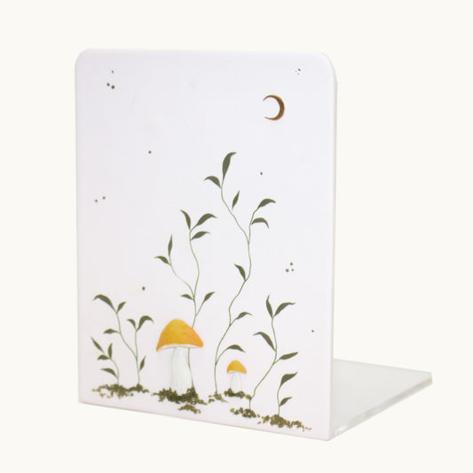 Berry Mushroom Forest Bookend