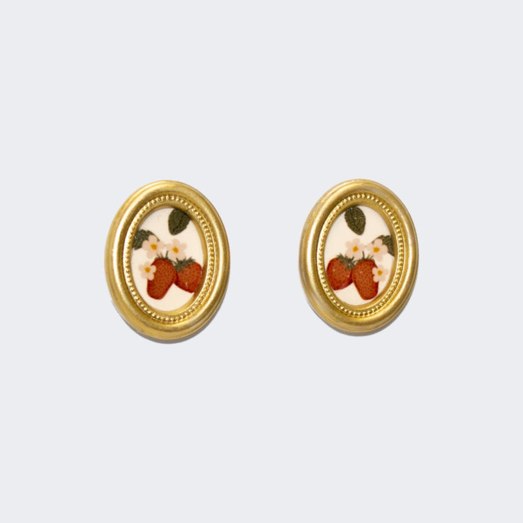 04 - Curated Strawberry Earrings | May 2023