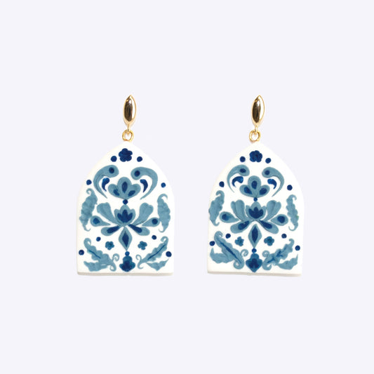 Blue Willow Earrings 01