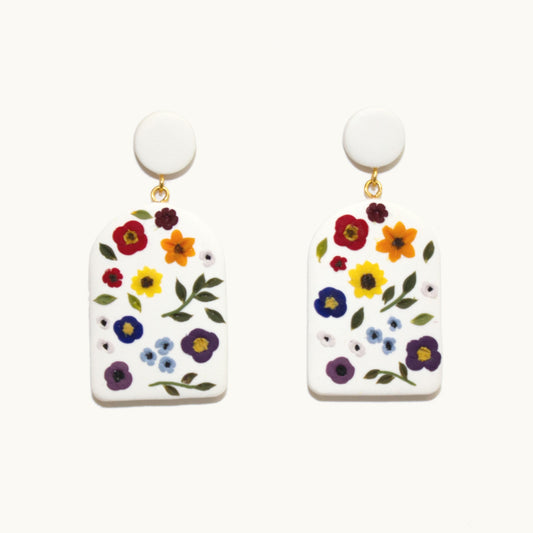 Pride Pressed Flower Earrings 2023