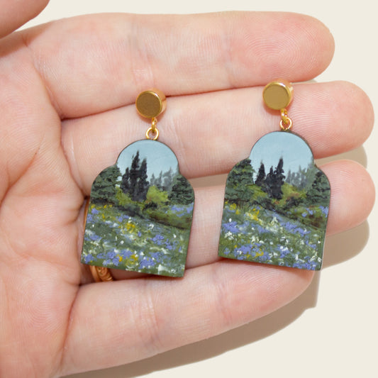 Mount Rainier Earrings | Landscape Series