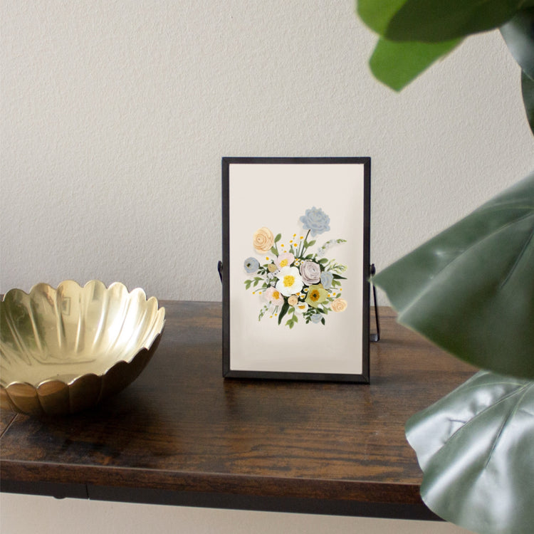 Custom Bouquet Frame | Matte Black Rectangle