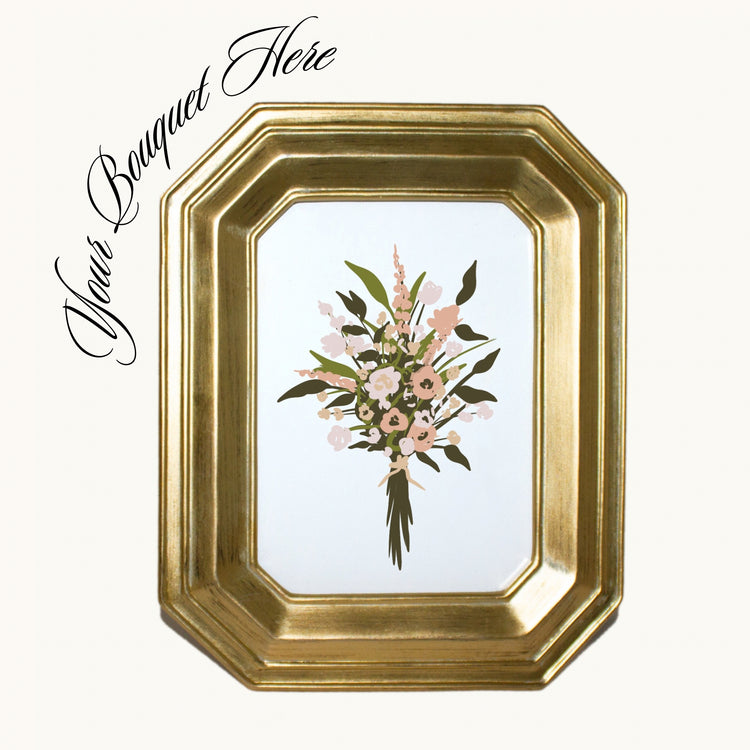 No. 6 Custom Framed Bouquet | Customs July 2024