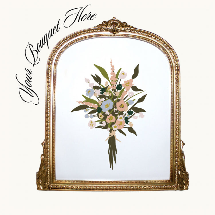 No. 7 Custom Framed Bouquet | Customs July 2024