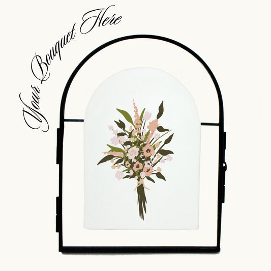 No. 1 Custom Framed Bouquet | Customs July 2024