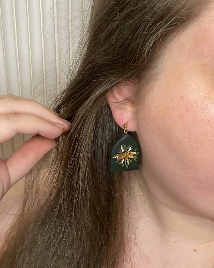 Dragonfly Bouquet Earrings