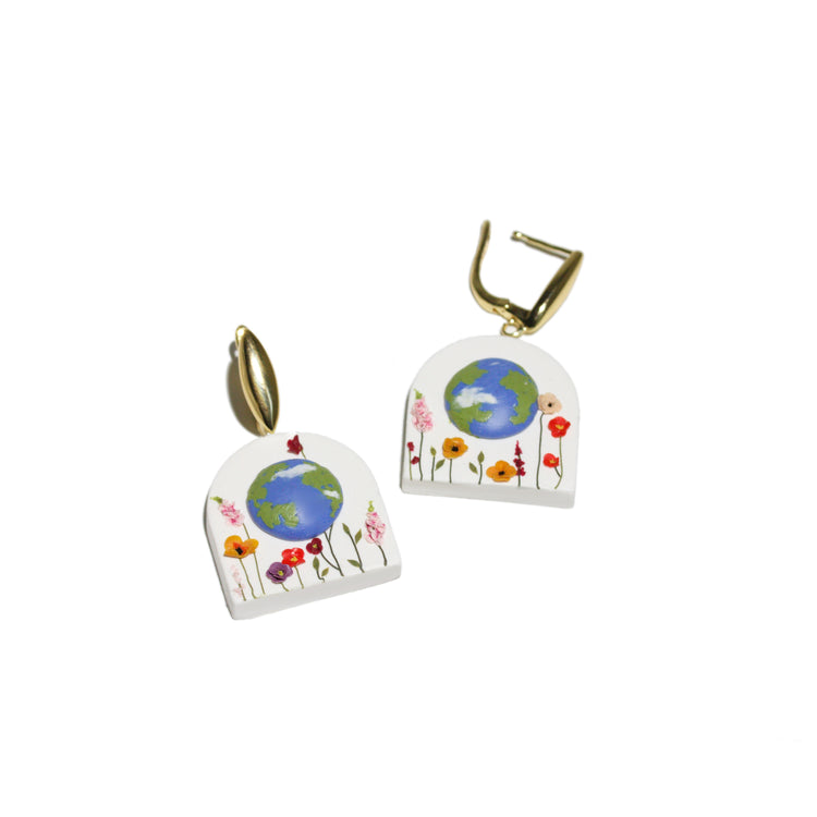 Earth Day Earrings For Brianna :)