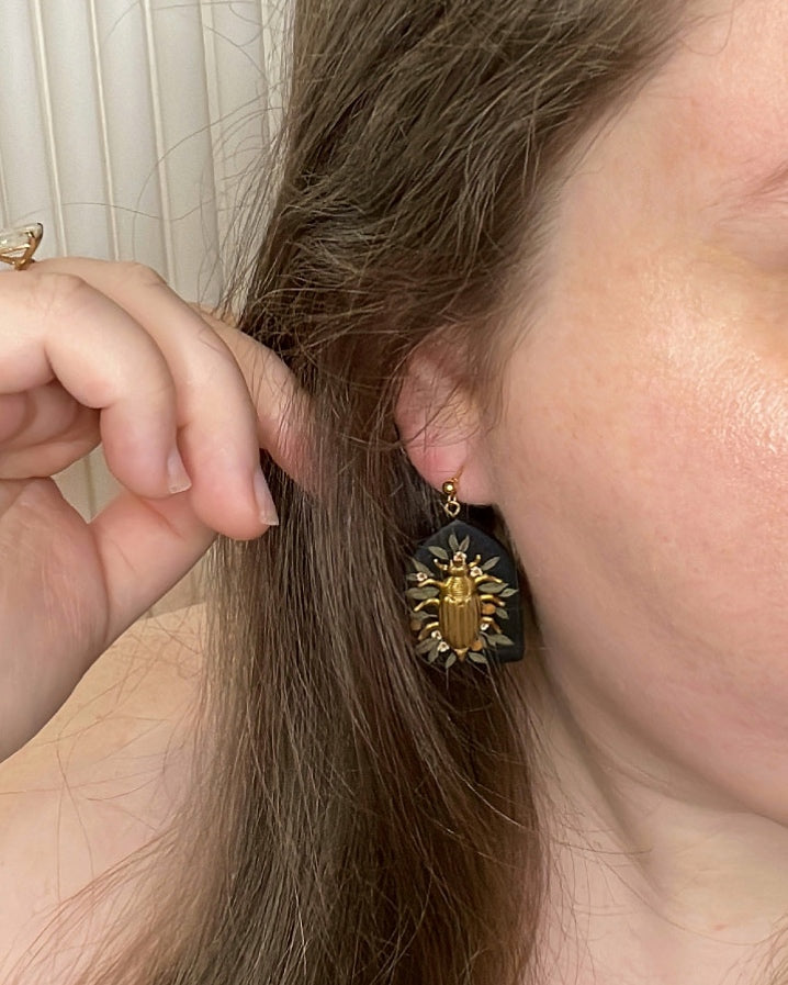 June Bug Bouquet Earrings