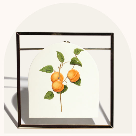 Vintage Peach | Gold Frame