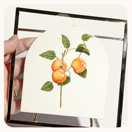 Vintage Peach | Gold Frame