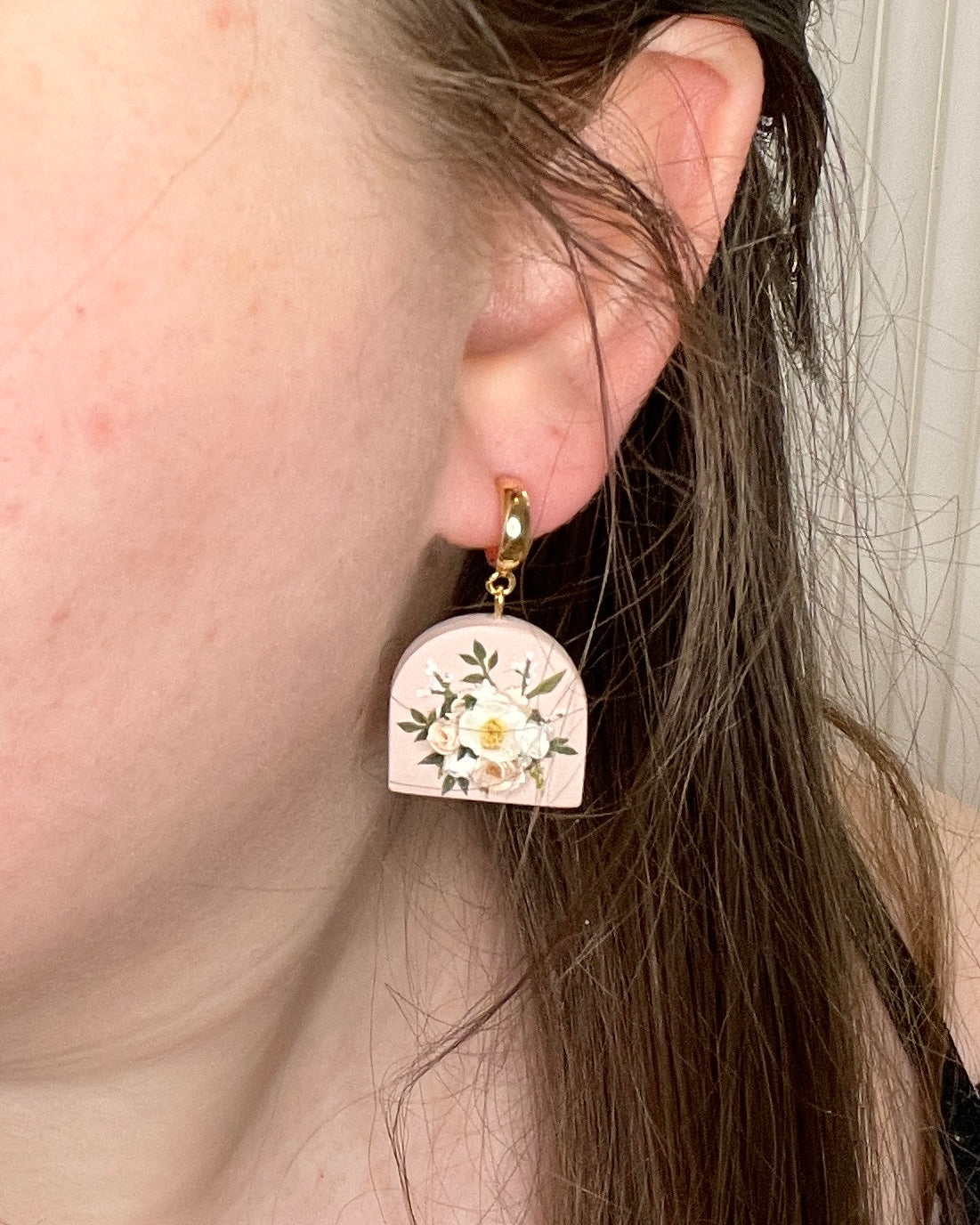 Mauve Bouquet Earrings | March 2023