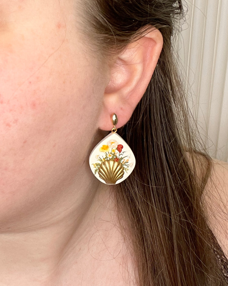 Shell Bouquet Earrings | March 2023