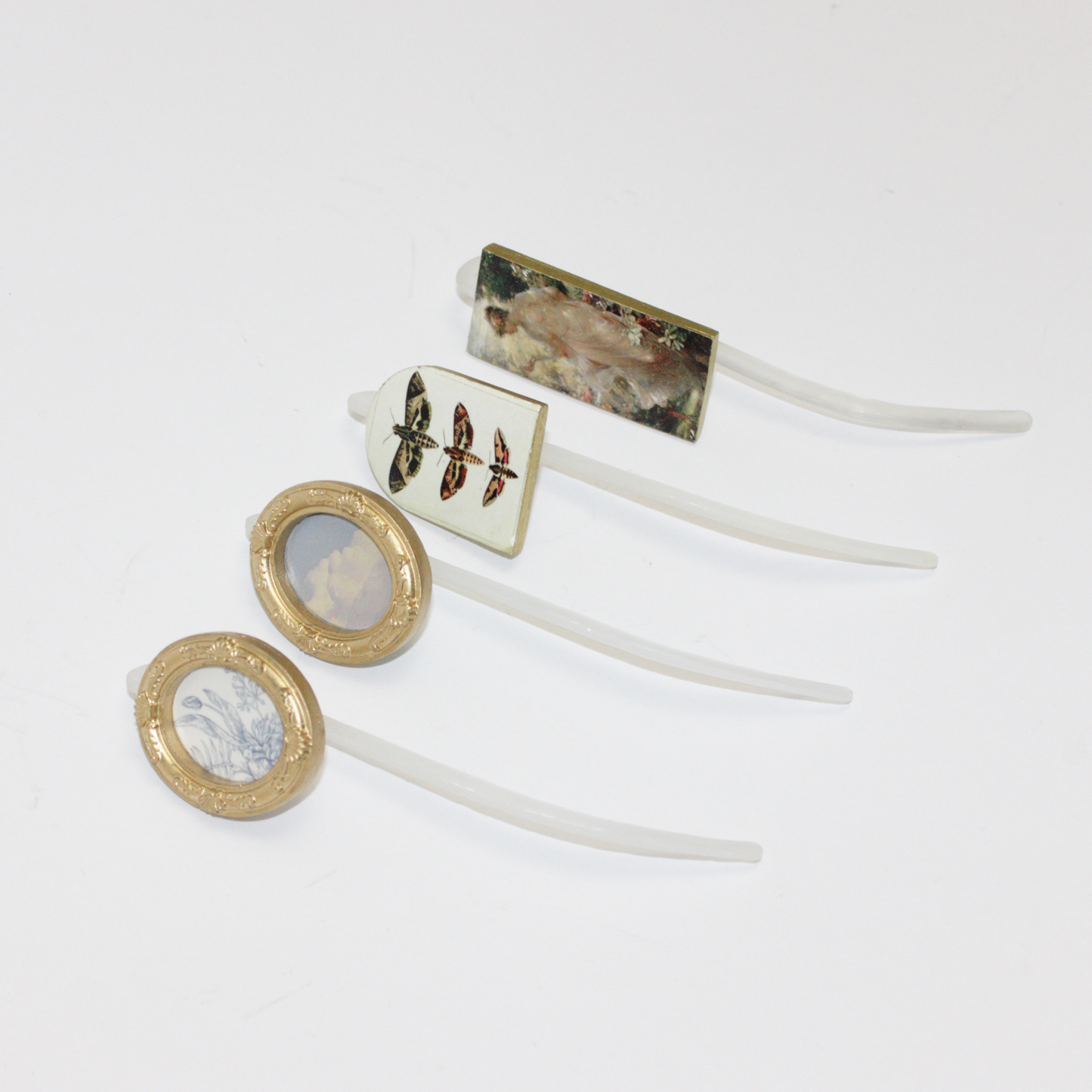 Curated Floral Pattern Bookmark